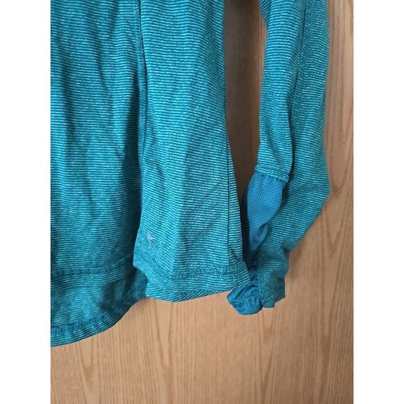 Women's Danskin Now Green Semi-fitted Long Sleeve Pullover Size Medium - Picture 5 of 6